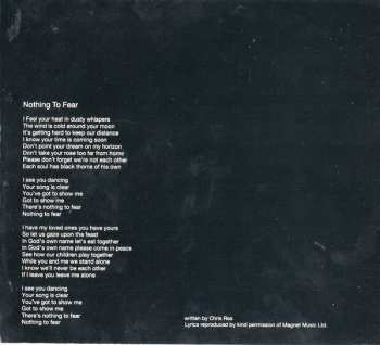 CD Chris Rea: Nothing To Fear LTD | DIGI