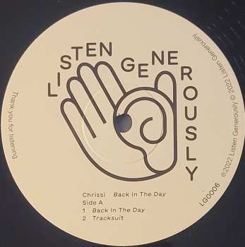 EP Chrissi: Back In The Day LTD