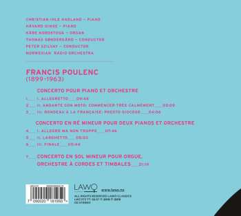CD Kringkastingsorkestret: Poulenc Concertos