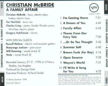 CD Christian McBride: A Family Affair
