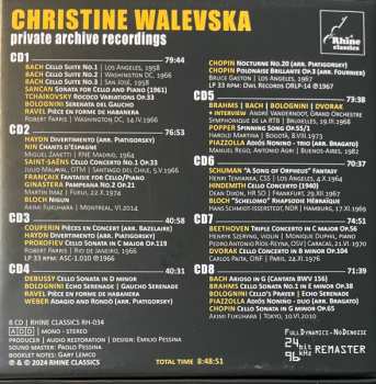8CD/Zestaw pudełkowy Christine Walevska: The Beauty & The Bow (Private Archive Recordings)