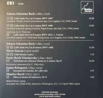 8CD/Zestaw pudełkowy Christine Walevska: The Beauty & The Bow (Private Archive Recordings)