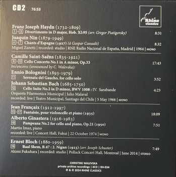 8CD/Zestaw pudełkowy Christine Walevska: The Beauty & The Bow (Private Archive Recordings)