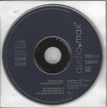 3CD/Zestaw pudełkowy Christoph Delz: Complete Works Vol. 1
