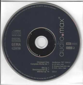3CD/Zestaw pudełkowy Christoph Delz: Complete Works Vol. 1