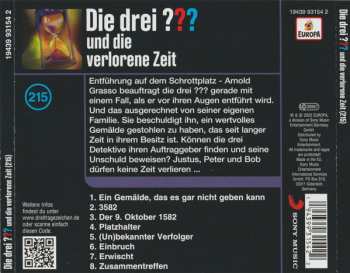 CD Christoph Dittert: Die Drei ??? 215 - Und Die Verlorene Zeit