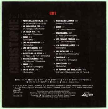 3CD/Zestaw pudełkowy Christophe: La Dolce Vita