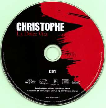 3CD/Zestaw pudełkowy Christophe: La Dolce Vita