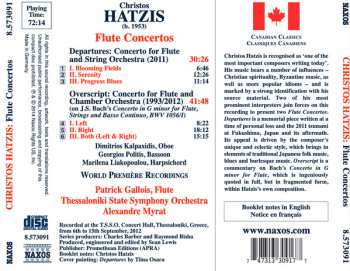 CD Christos Hatzis: Flute Concertos (Departures / Overscript)