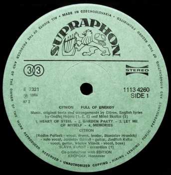 LP Citron: Full Of Energy