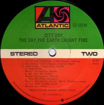 LP City Boy: The Day The Earth Caught Fire