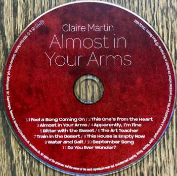 CD Claire Martin: Almost In Your Arms
