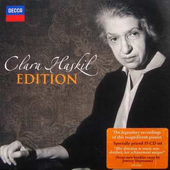 17CD/Zestaw pudełkowy Clara Haskil: Clara Haskil Edition