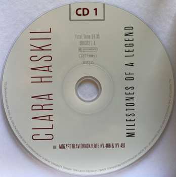 10CD/Zestaw pudełkowy Clara Haskil: Milestones Of A Legend