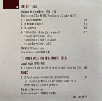 10CD/Zestaw pudełkowy Clara Haskil: Milestones Of A Legend