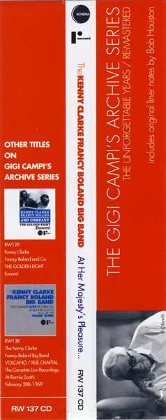 CD Clarke-Boland Big Band: At Her Majesty's Pleasure....