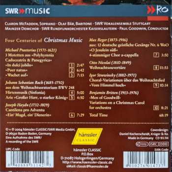CD Claron McFadden: Four Centuries Of Christmas Music = Weihnachtsmusik Aus 4 Jahrhunderten