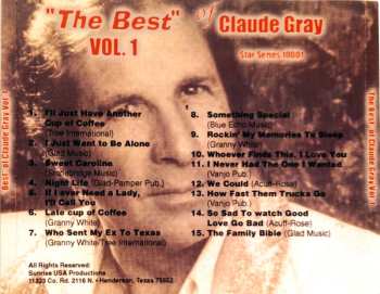 CD Claude Gray: "The Best" of Claude Gray VOL 1.
