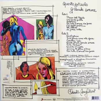 LP Claudio Baglioni: Questo Piccolo Grande Amore