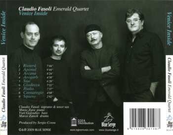 CD Claudio Fasoli Emerald Quartet: Venice Inside