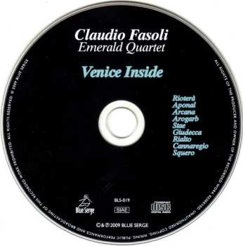 CD Claudio Fasoli Emerald Quartet: Venice Inside