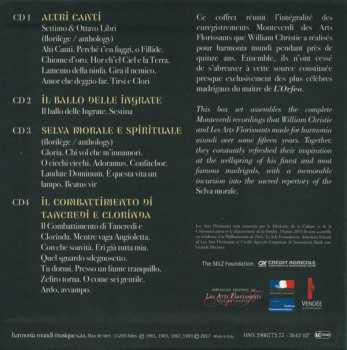 4CD/Zestaw pudełkowy Claudio Monteverdi: Madrigali & Selva Morale