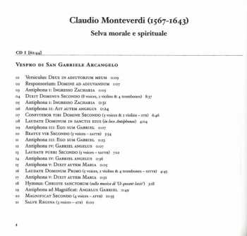 3CD Claudio Monteverdi: Selva Morale E Spirituale