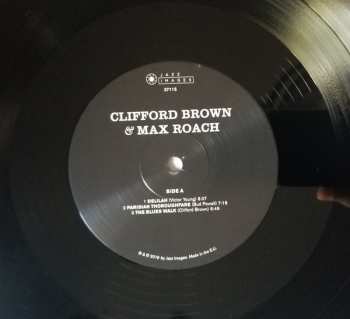 LP Clifford Brown And Max Roach: Clifford Brown & Max Roach