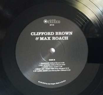 LP Clifford Brown And Max Roach: Clifford Brown & Max Roach