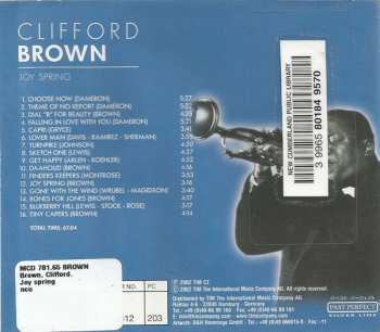 CD Clifford Brown: Joy Spring