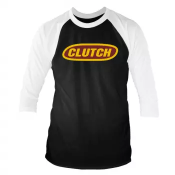 Album Clutch: Koszulka S Tříčtvrtečním Rukávem Classic Logo Clutch (black/whte)