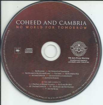 CD Coheed And Cambria: No World For Tomorrow