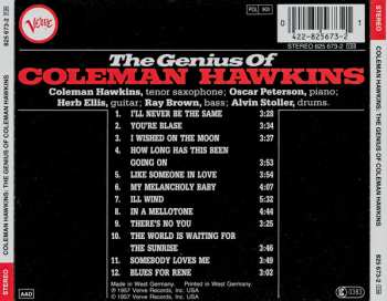 CD Coleman Hawkins: The Genius Of Coleman Hawkins