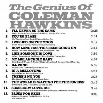 CD Coleman Hawkins: The Genius Of Coleman Hawkins
