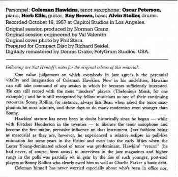 CD Coleman Hawkins: The Genius Of Coleman Hawkins