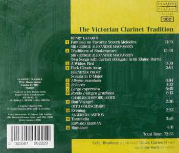 CD Colin Bradbury: The Victorian Clarinet Tradition