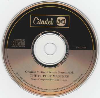 CD Colin Towns: The Puppet Masters (Original Motion Picture Soundtrack)