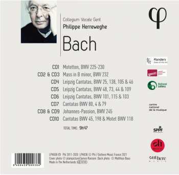 10CD/Zestaw pudełkowy Johann Sebastian Bach: Bach