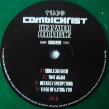 2LP/CD Combichrist: This Is Where Death Begins CLR