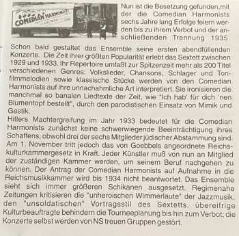 CD Comedian Harmonists: Die Legende Lebt