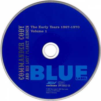 2CD Commander Cody And His Lost Planet Airmen: The Early Years 1967-1970