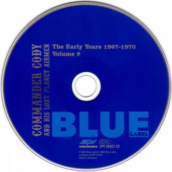 2CD Commander Cody And His Lost Planet Airmen: The Early Years 1967-1970