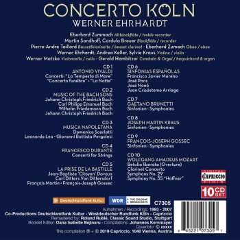 10CD/Zestaw pudełkowy Wolfgang Amadeus Mozart: Muscia Napoletana • La Prise De La Bastille • Sinfonias Españolas