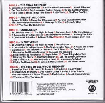 5CD/Zestaw pudełkowy Conflict: Statements Of Intent 1988-1994