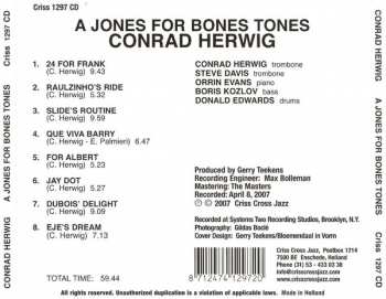 CD Conrad Herwig: A Jones For Bones Tones