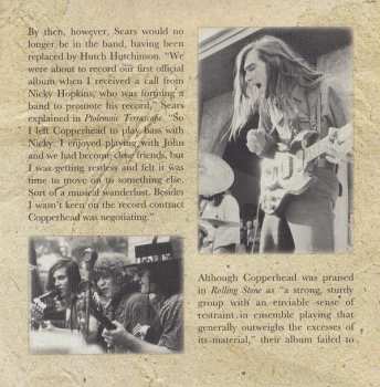 CD Copperhead: Live At Pacific High Studios San Francisco 1972