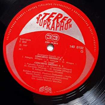 LP Slovak Chamber Orchestra: Concerto Grosso Č. 5, 9, 2, 8