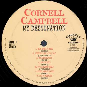 LP Cornell Campbell: My Destination