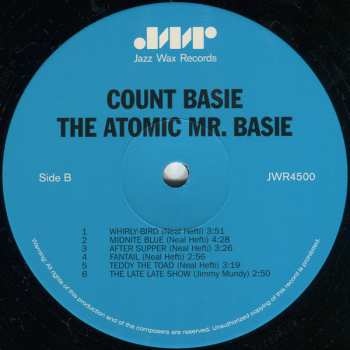 LP Count Basie Orchestra: The Atomic Mr. Basie LTD