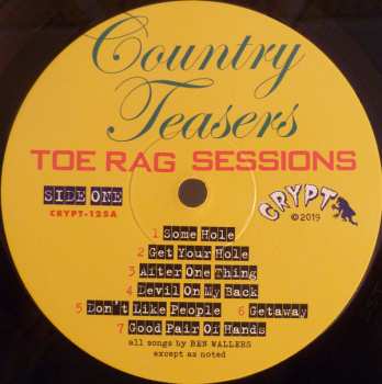 LP Country Teasers: Toe Rag Sessions September 1994